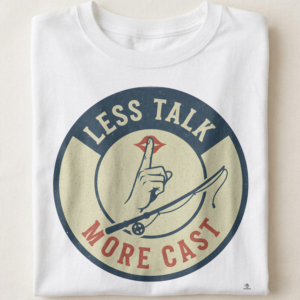 LESS TALK MORE CAST | Fishing Therapy T-Shirt