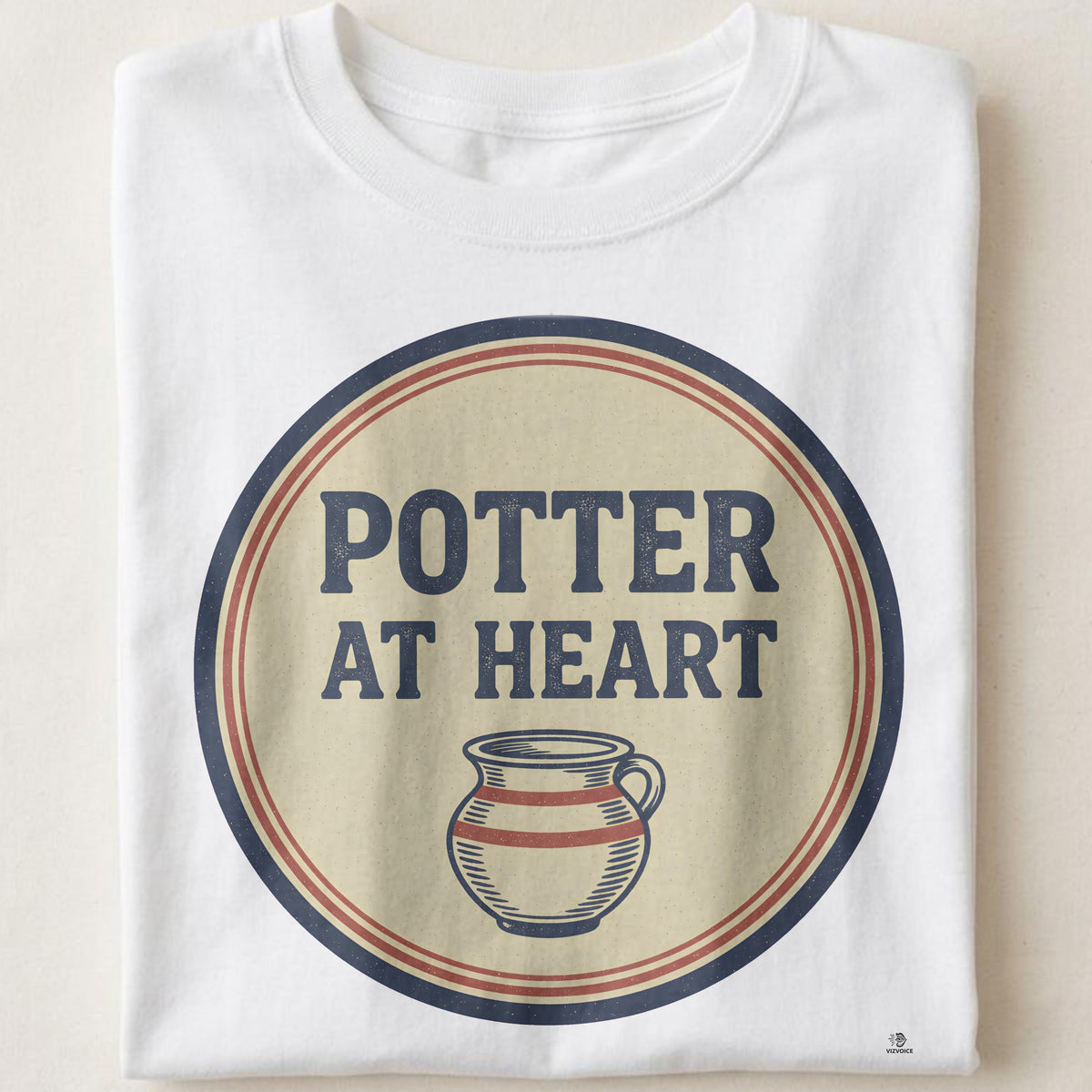 POTTER AT HEART | Humorous Pottery Life T-shirt