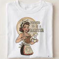 PROUD TO BE A BARISTA | Fun T-Shirt for Coffee Lovers - close up