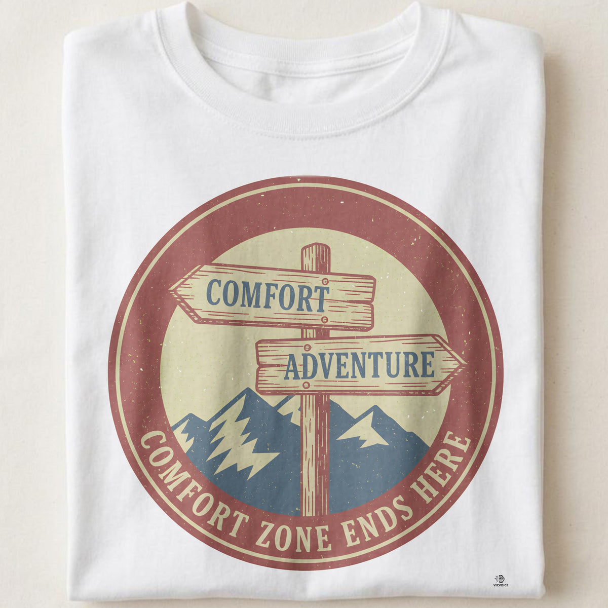 COMFORT ZONE ENDS HERE | Adventure Seeker T-Shirt