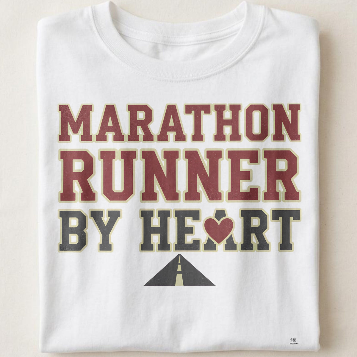 MARATHON RUNNER BY HEART | Fitness T-Shirt for Runners