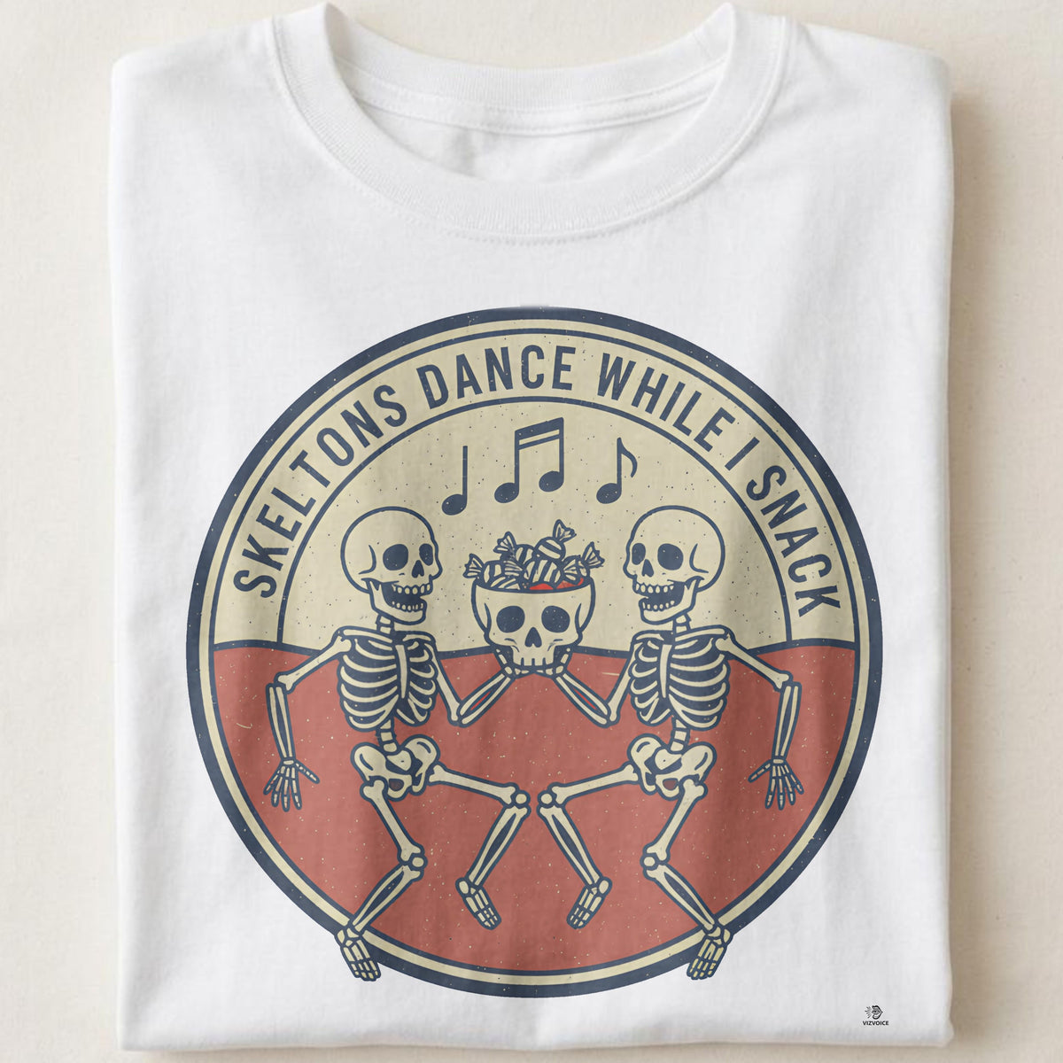 SKELETONS DANCE WHILE I SNACK | Funny Halloween T-Shirt
