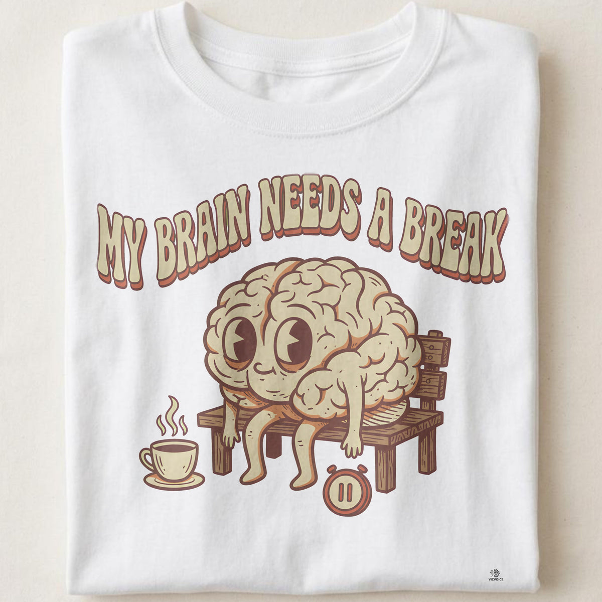 MY BRAIN NEEDS A BREAK | Funny Meeting Survivor T-shirt