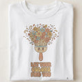 LET YOUR COLORS FIND YOU | Flower Child T-Shirt - close up