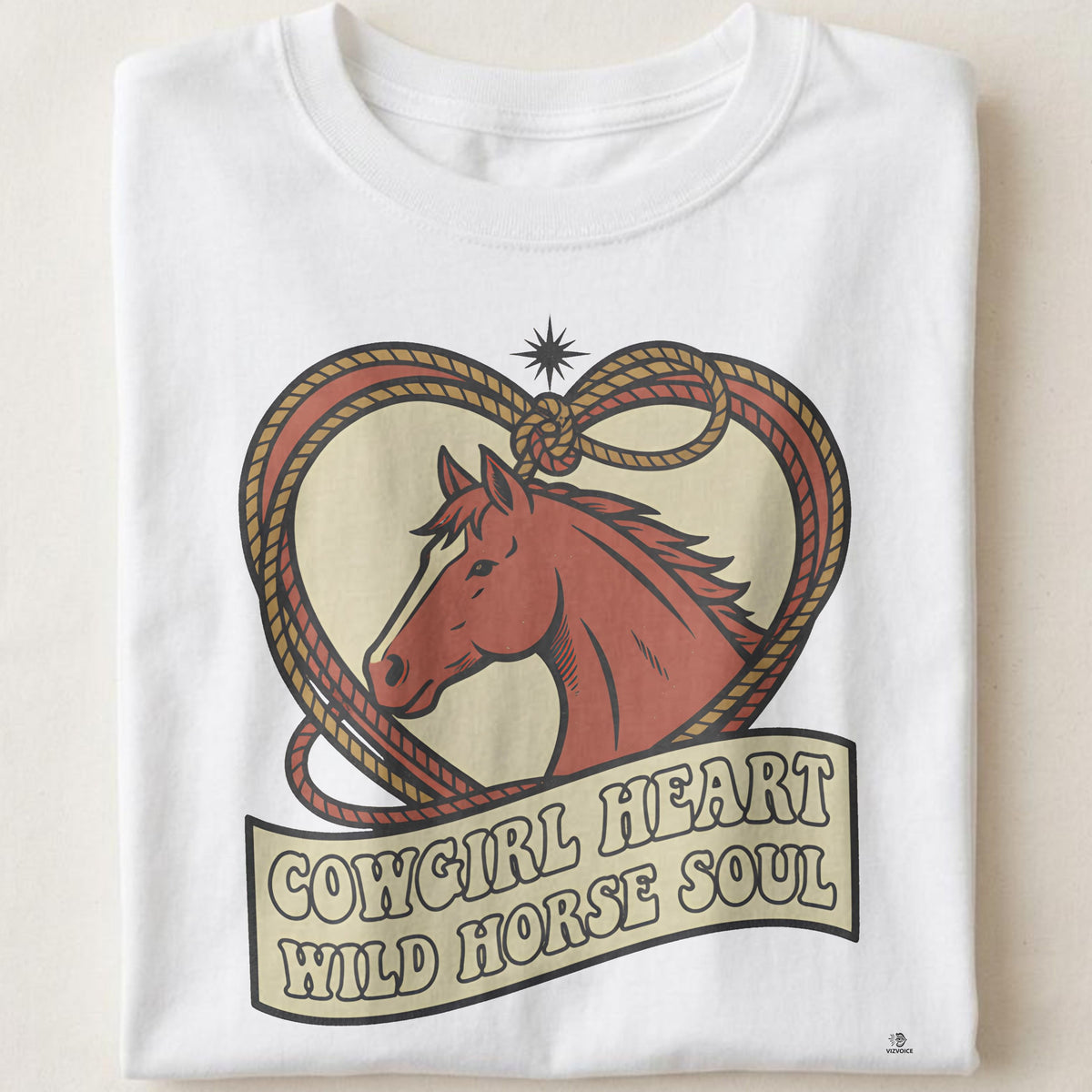 COWGIRL HEART WILD HORSE SOUL | Equestrian Freedom T-Shirt
