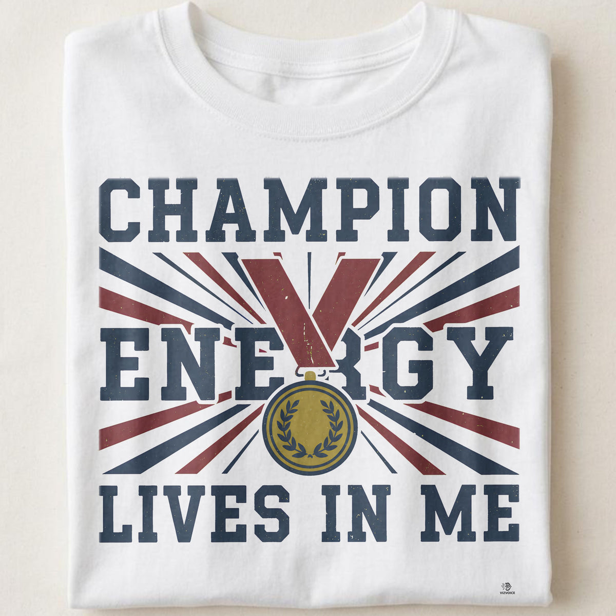 CHAMPION ENERGY LIVES IN ME | Confident Winners T-shirt