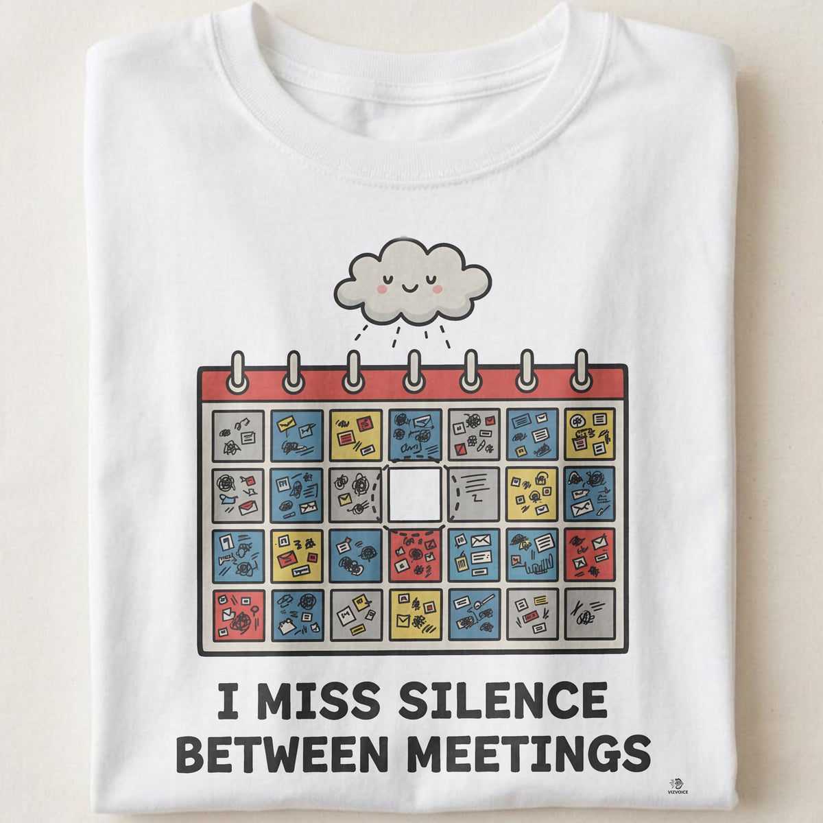 I MISS SILENCE BETWEEN MEETINGS | Funny Zoom Call T-shirt