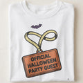 OFFICIAL HALLOWEEN PARTY GUEST | Spooktacular T-Shirt - close up