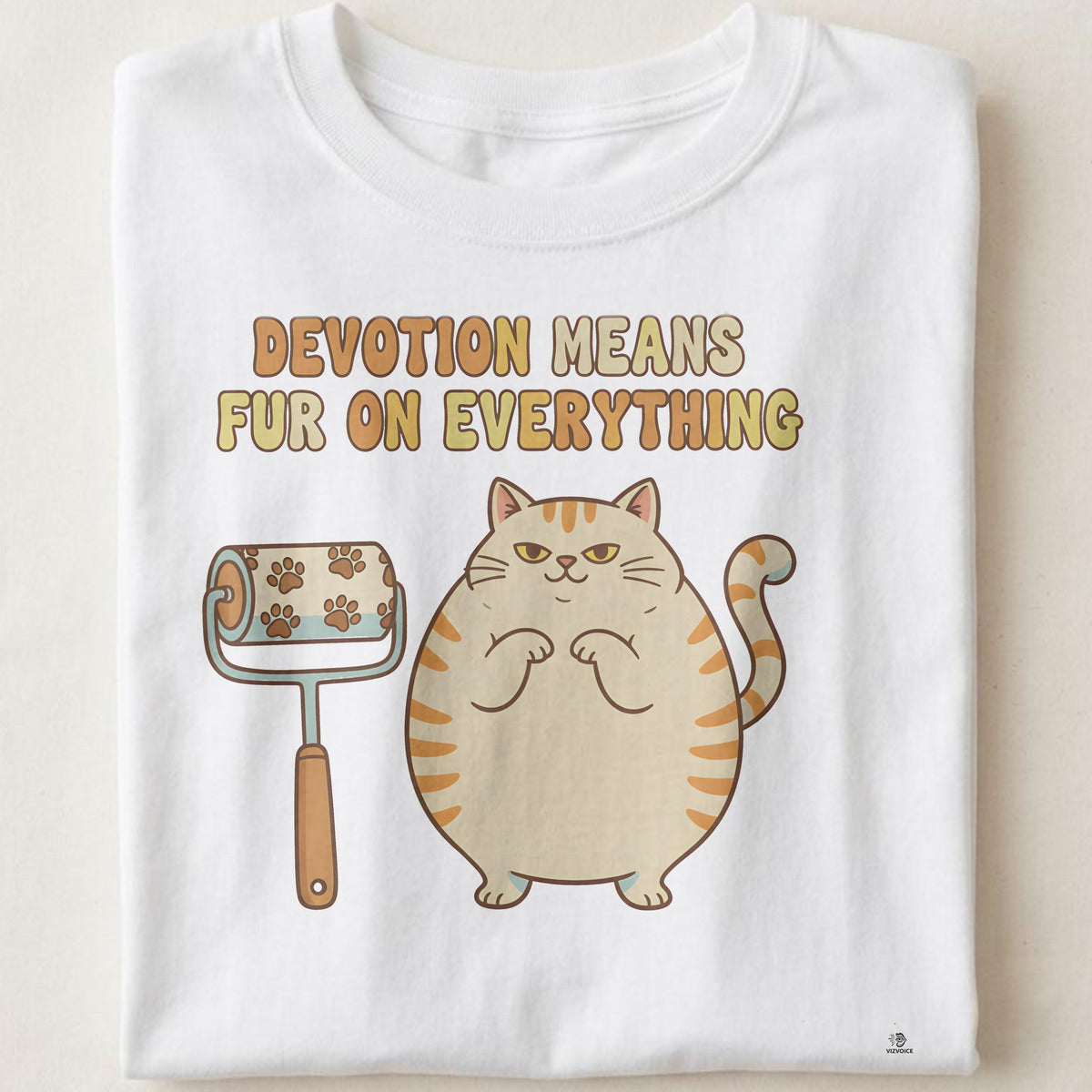 DEVOTION MEANS FUR ON EVERYTHING | Funny Cat Lover T-Shirt