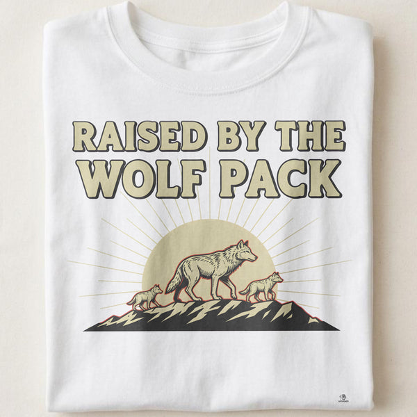 RAISED BY THE WOLF PACK | Wild Animal T-Shirt