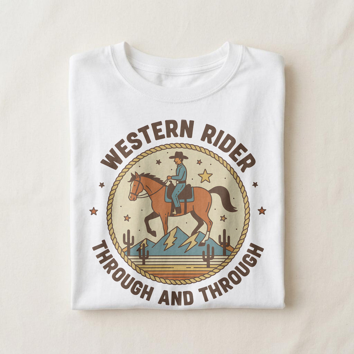 WESTERN RIDER THROUGH AND THROUGH | Equestrian T-Shirt