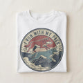 I RUN WITH MY PACK | Wild Animals T-Shirt for Wolf Lovers - close up