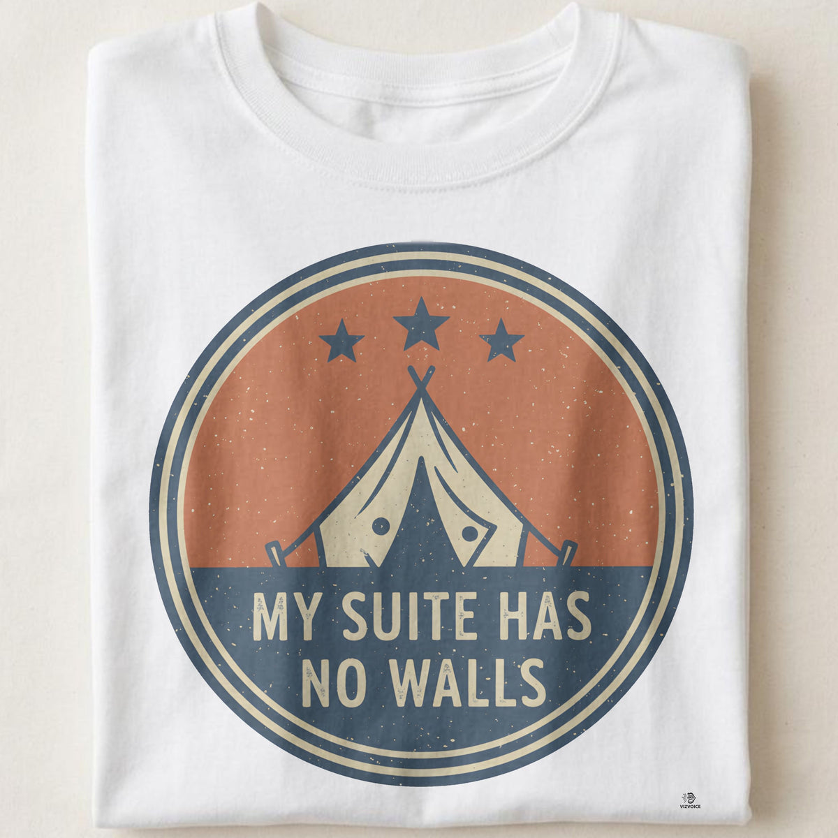MY SUITE HAS NO WALLS | Tent Camping Purist T-shirt