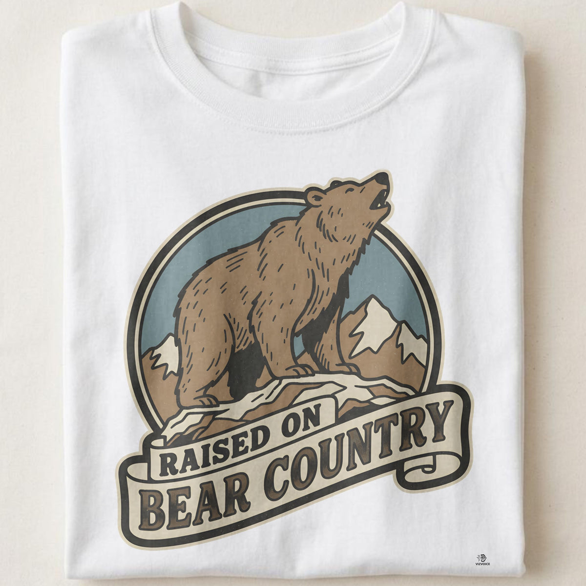 RAISED ON BEAR COUNTRY | Wild Animals T-shirt