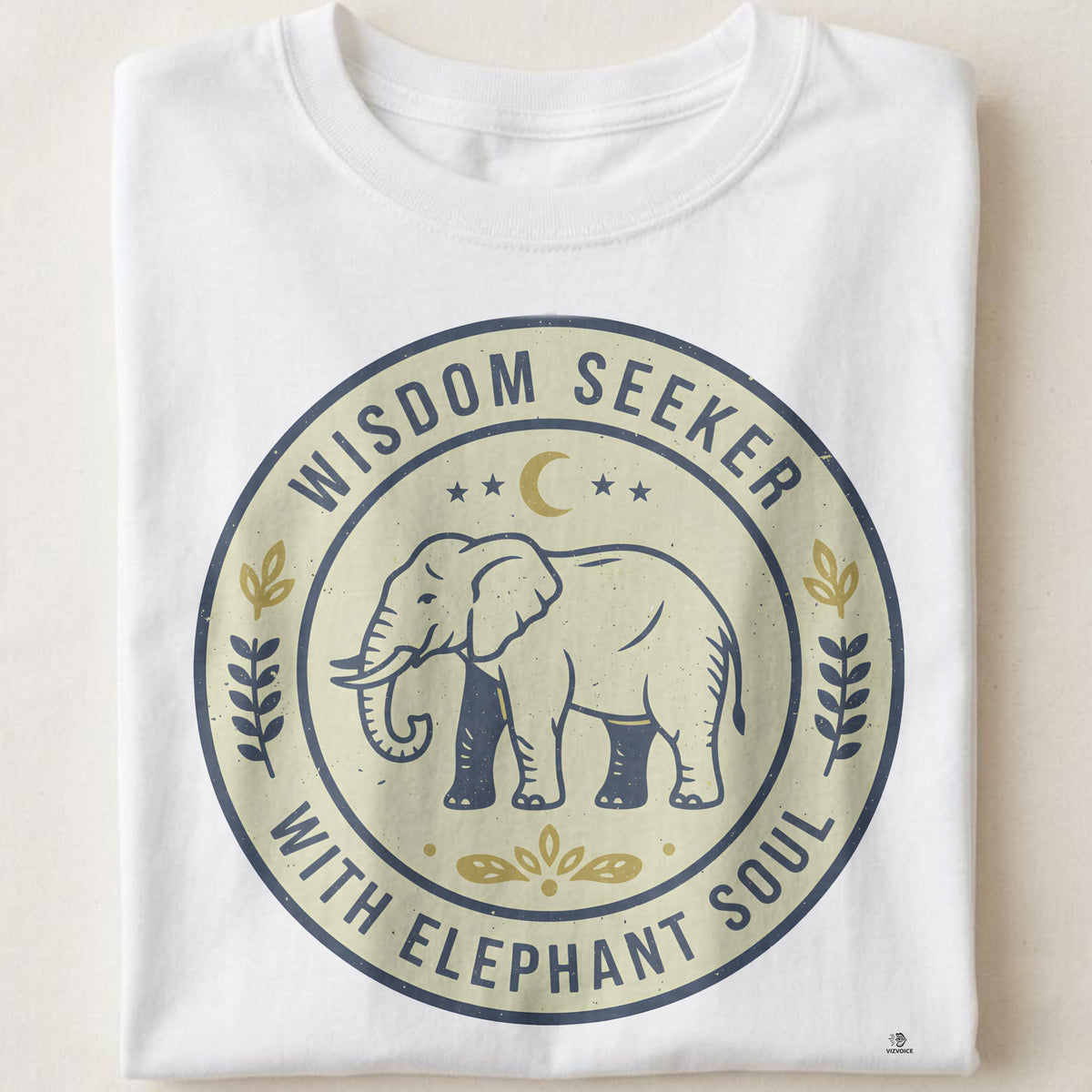 WISDOM SEEKER WITH ELEPHANT SOUL | Elephant Wisdom T-shirt