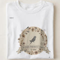 CERTIFIED PARAKEET PARENT AT HOME | Funny Budgie Owner T-shirt - close up