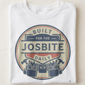 BUILT FOR THE JOBSITE DAILY | Cool Carpenter Life T-Shirt - close up