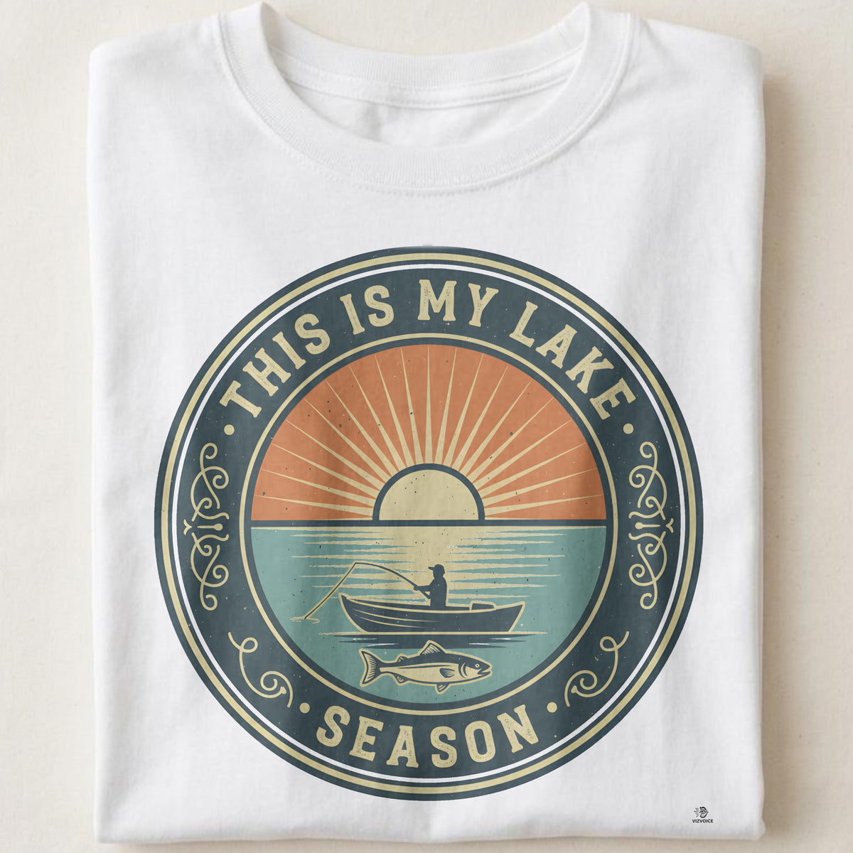 THIS IS MY LAKE SEASON | Fun Fishing T-Shirt