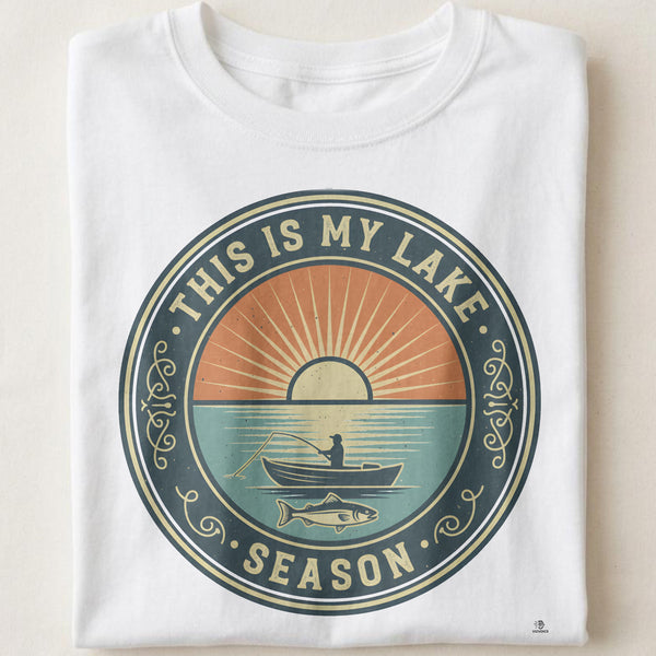 THIS IS MY LAKE SEASON | Fun Fishing T-Shirt