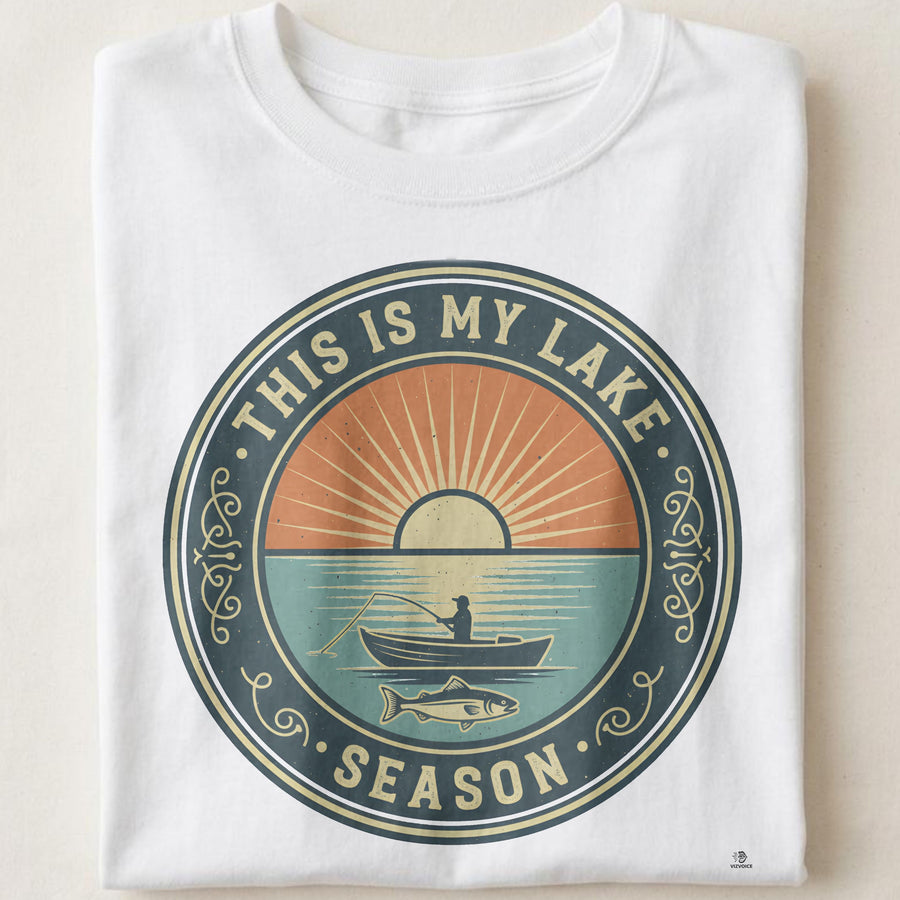 THIS IS MY LAKE SEASON | Fun Fishing T-Shirt