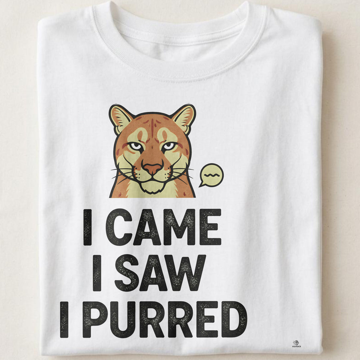 I CAME I SAW I PURRED | Funny Mountain Lion T-Shirt