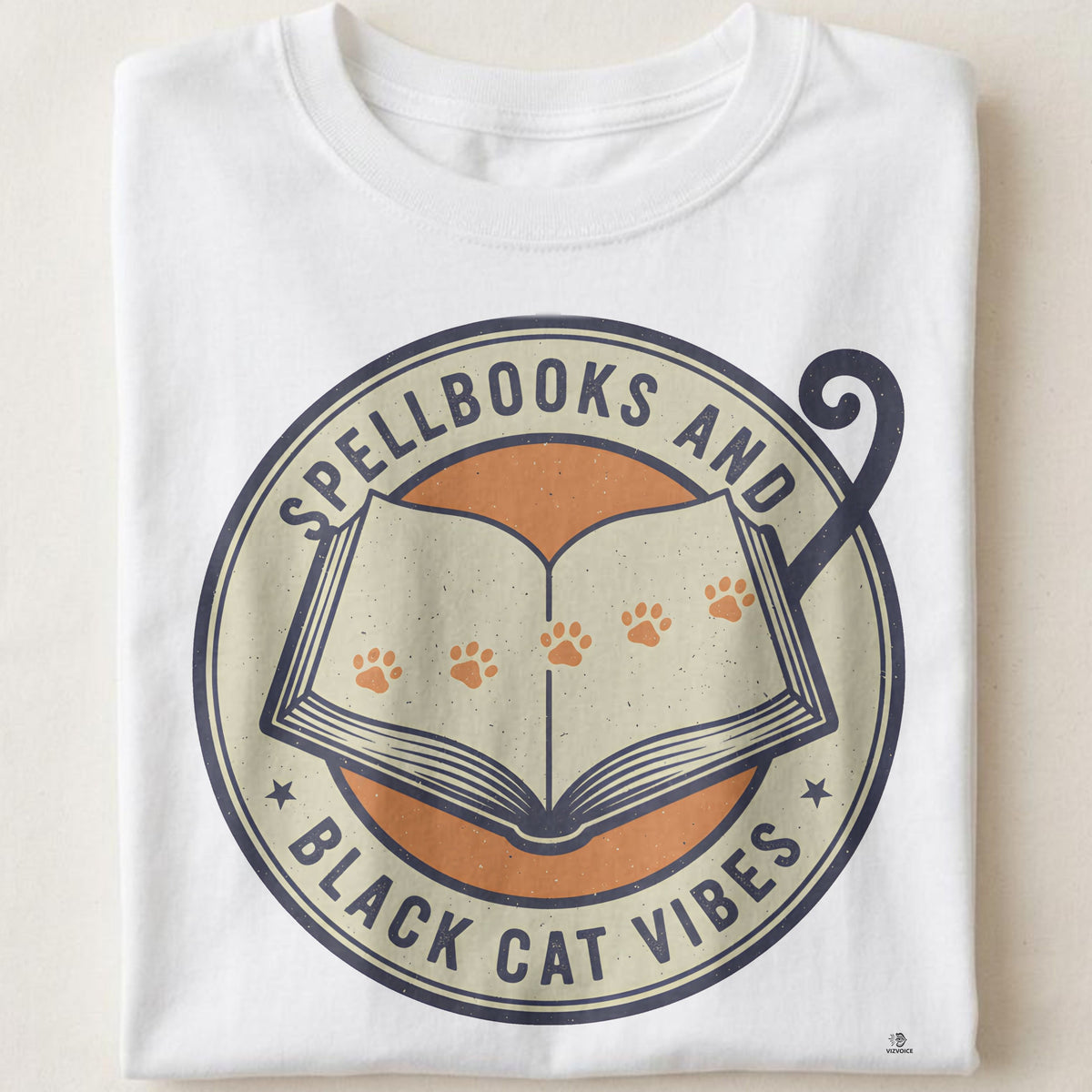 SPELLBOOKS AND BLACK CAT VIBES | Magical Cat Lover T-Shirt