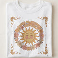 RAISED BY SUNSHINE AND PETALS | Flower Child T-shirt - close up
