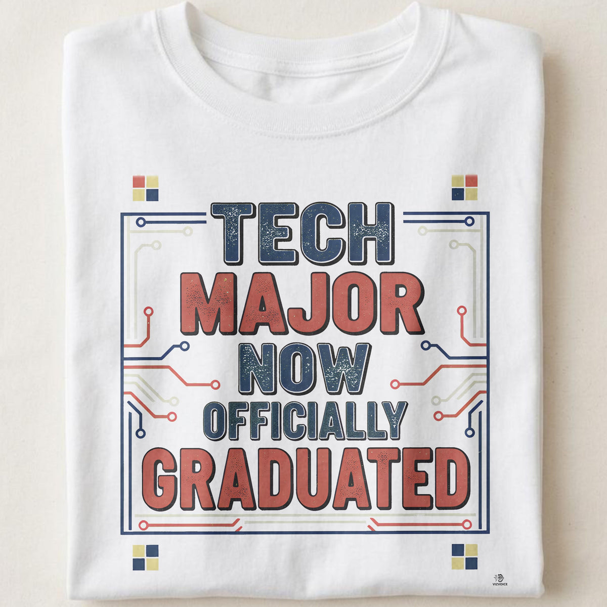 TECH MAJOR NOW OFFICIALLY GRADUATED | Funny STEM Graduate T-Shirt