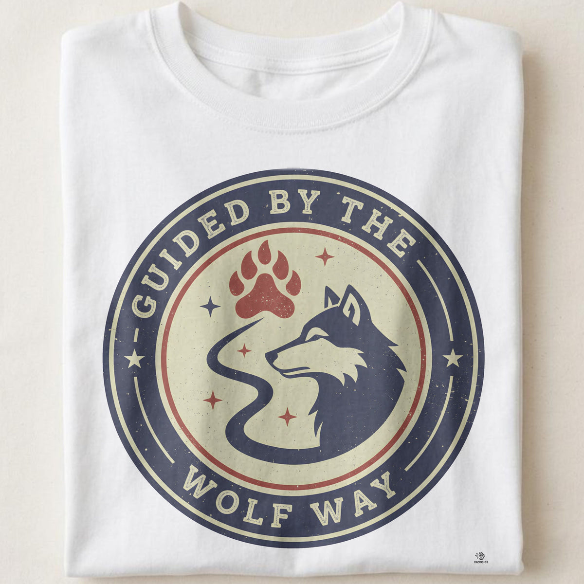 GUIDED BY THE WOLF WAY | Wild Animal Spirit T-Shirt