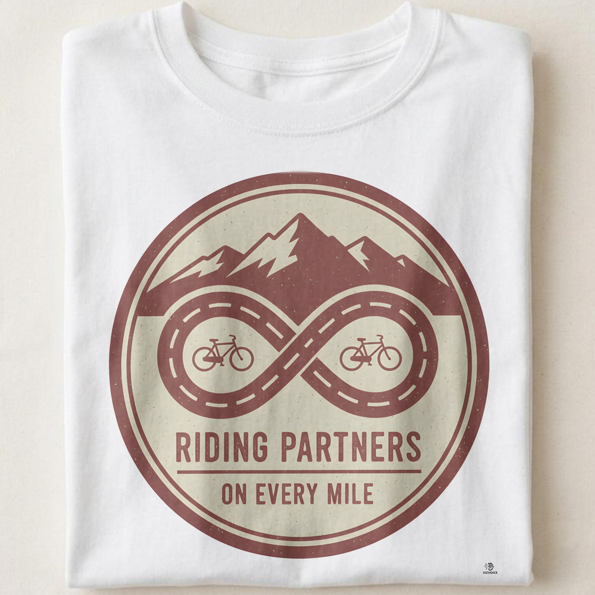 RIDING PARTNERS ON EVERY MILE | Funny Biker Couple T-shirt