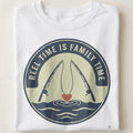 REEL TIME IS FAMILY TIME | Weekend Fishing T-Shirt - close up
