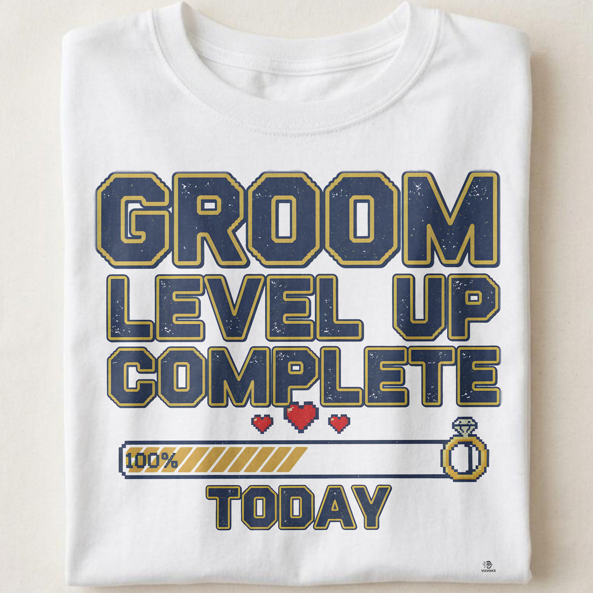 GROOM LEVEL UP COMPLETE TODAY | Funny Newlywed T-Shirt