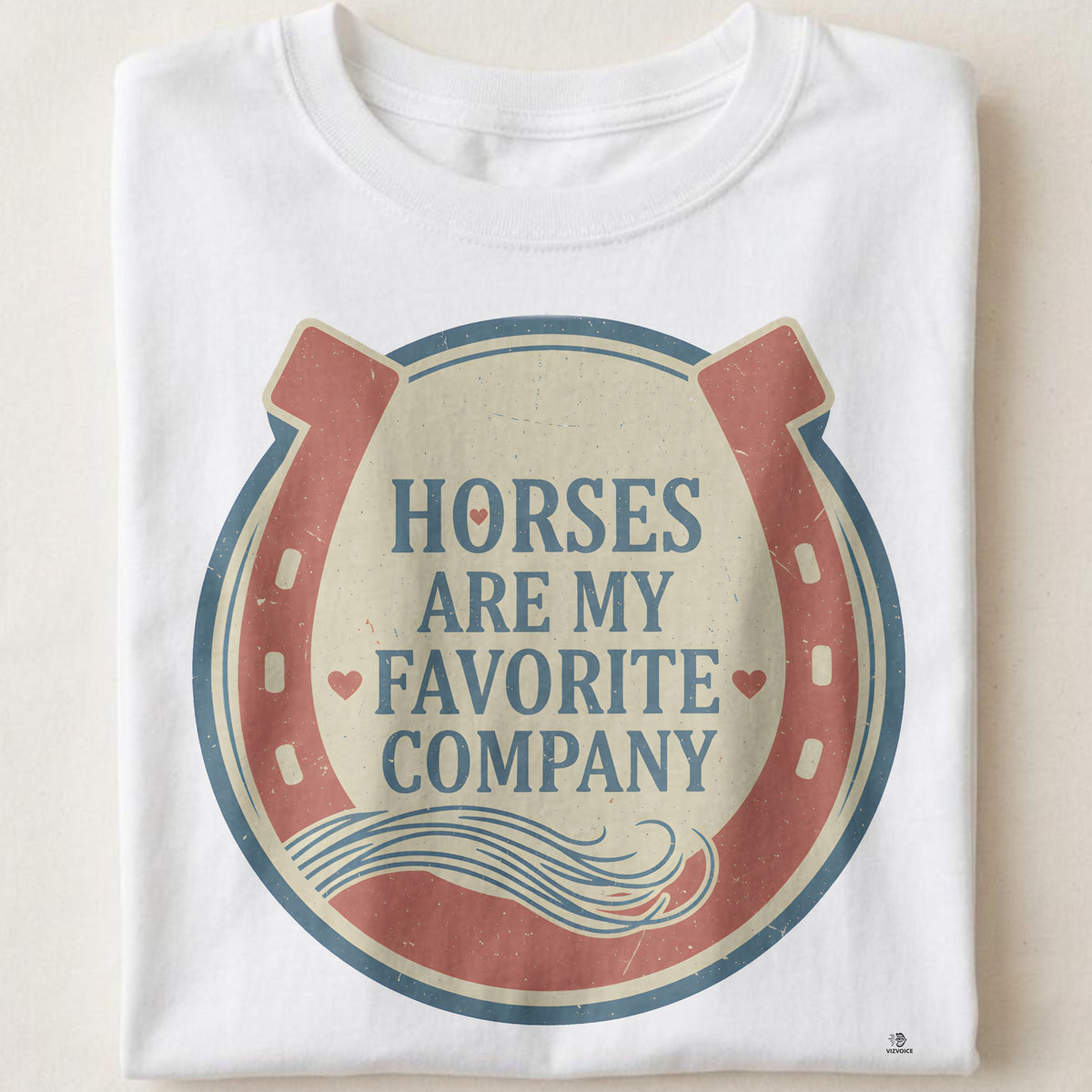 HORSES ARE MY FAVORITE COMPANY | Equestrian T-Shirt