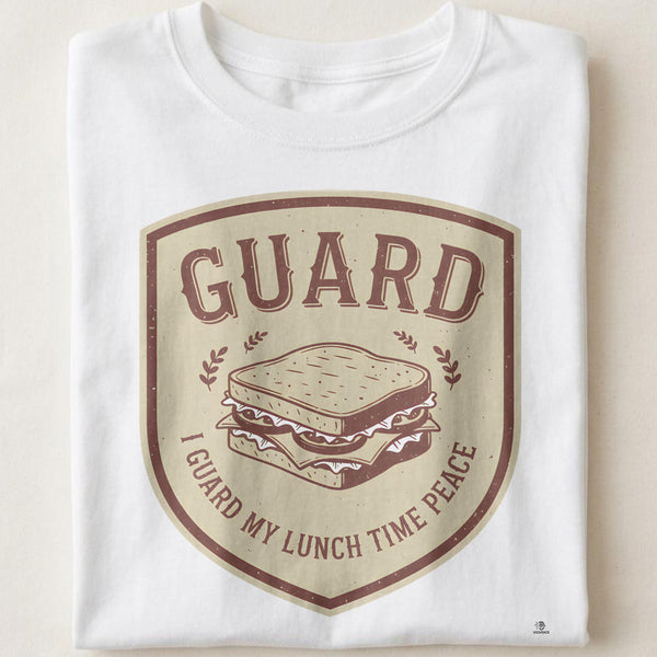 I GUARD MY LUNCH TIME PEACE | Funny Office Life T-Shirt