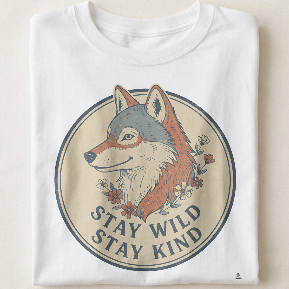 STAY WILD STAY KIND | Wolf Spirit T-Shirt