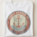 PROUD MEMBER OF THE BOAT CREW | Fun Fishing T-Shirt - close up