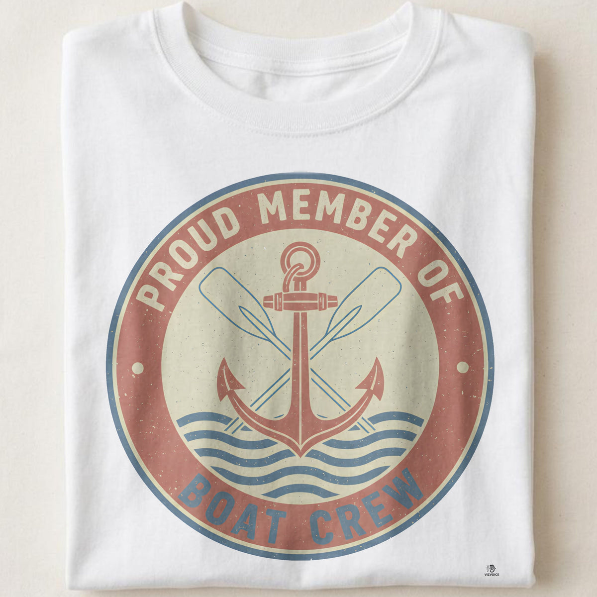 PROUD MEMBER OF THE BOAT CREW | Fun Fishing T-Shirt