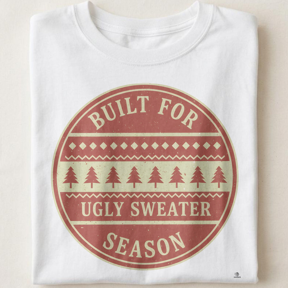 BUILT FOR UGLY SWEATER SEASON | Funny Christmas T-shirt