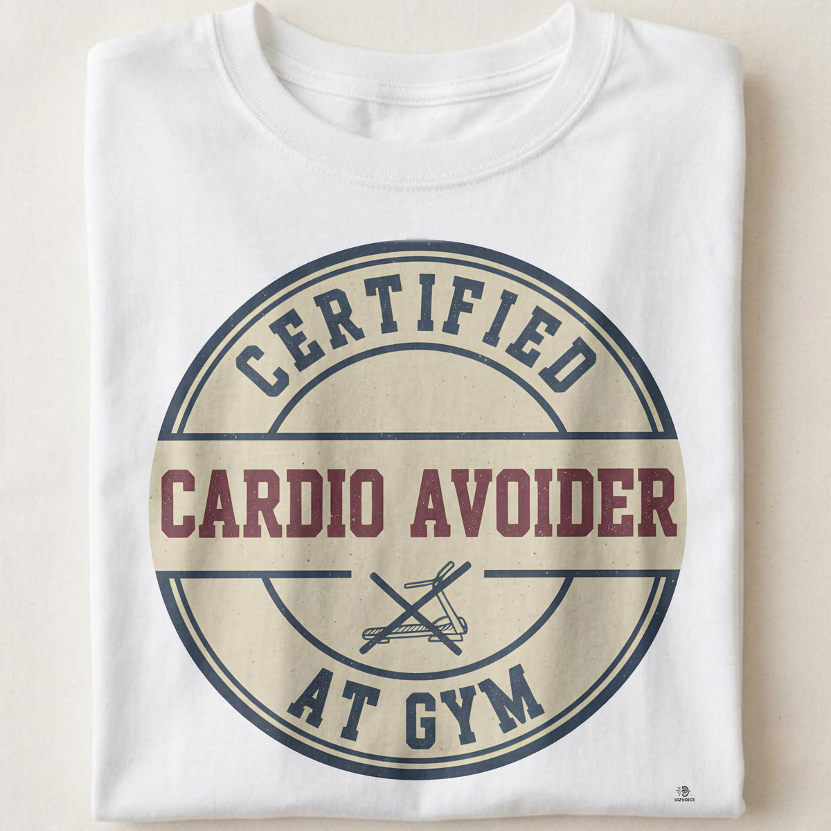 CERTIFIED CARDIO AVOIDER AT GYM | Funny Fitness T-Shirt