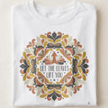 LET THE LEAVES LIFT YOU | Funny Houseplant T-Shirt - close up