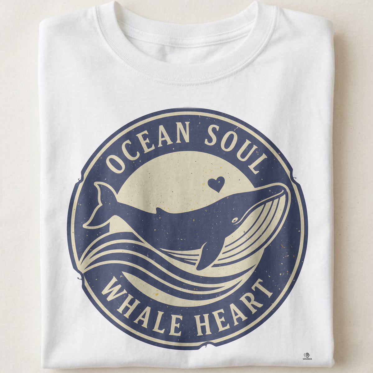 OCEAN SOUL WHALE HEART | Whale Lover T-Shirt