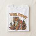 TIGER ENERGY | Wild Animal T-Shirt for Fun Lovers - close up