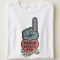 PROUD SPORTS DAD ALWAYS READY | Funny Sports Dad T-Shirt - close up