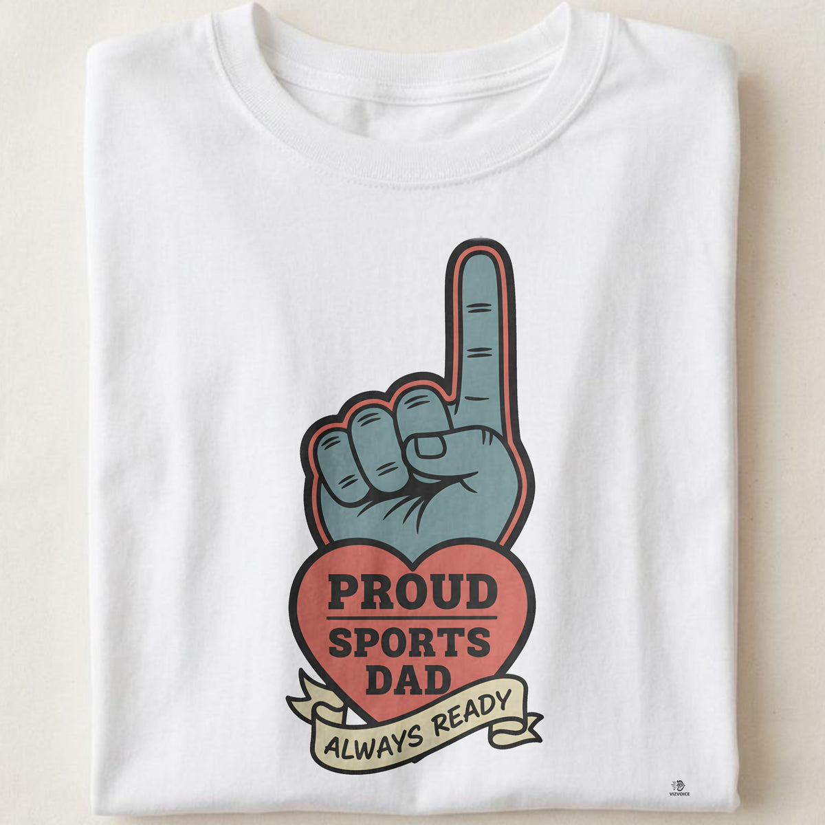 PROUD SPORTS DAD ALWAYS READY | Funny Sports Dad T-Shirt
