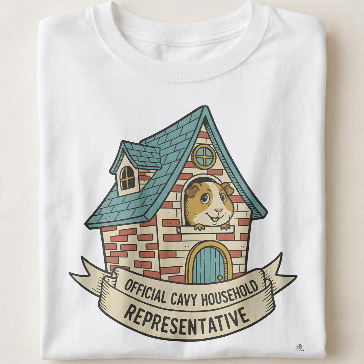 OFFICIAL CAVY HOUSEHOLD REPRESENTATIVE | Funny Guinea Pig T-Shirt