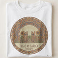 THIS IS MY GARDEN THERAPY | Relaxing Gardening T-Shirt - close up