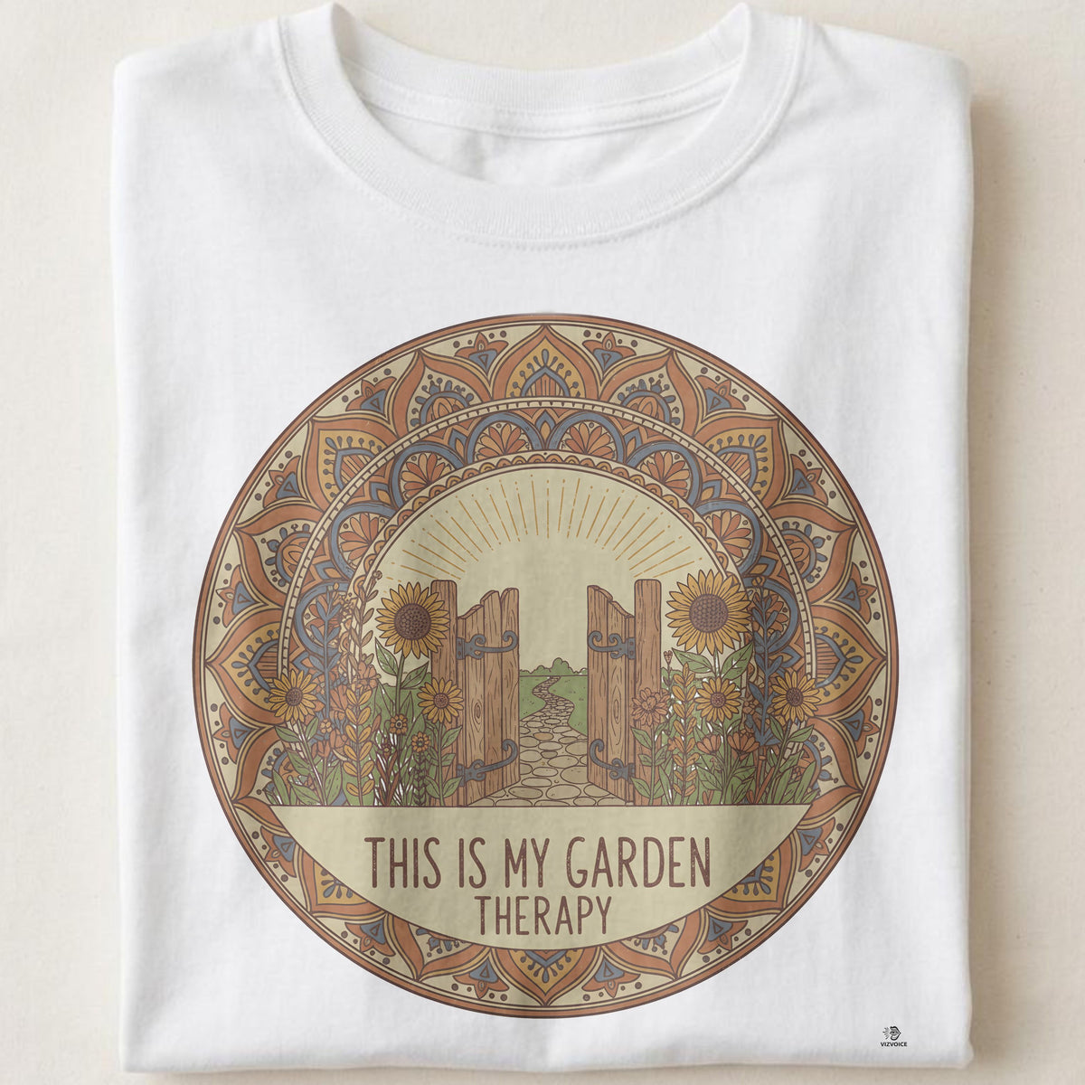 THIS IS MY GARDEN THERAPY | Relaxing Gardening T-Shirt