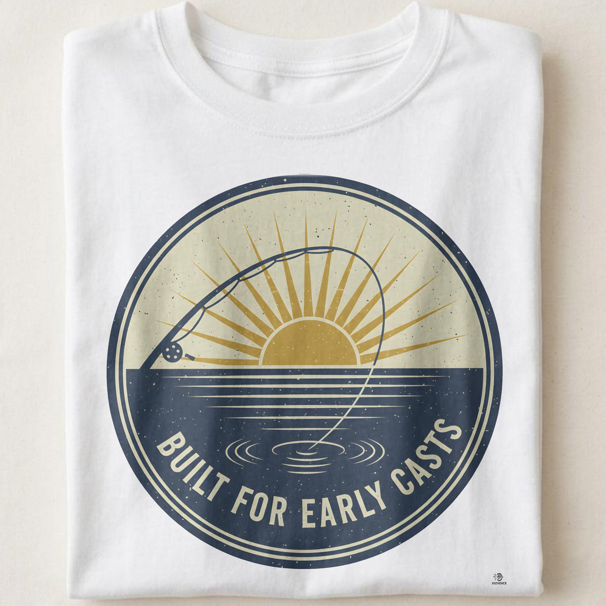 BUILT FOR EARLY CASTS | Funny Fishing T-Shirt