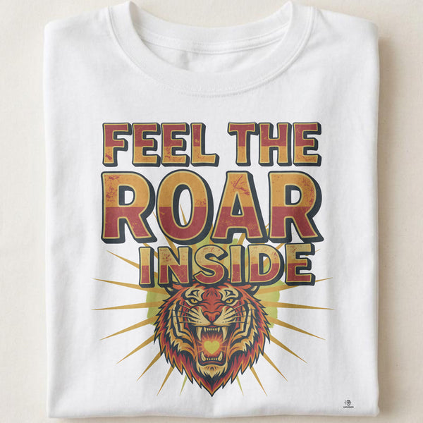 FEEL THE ROAR INSIDE | Tiger Energy T-Shirt