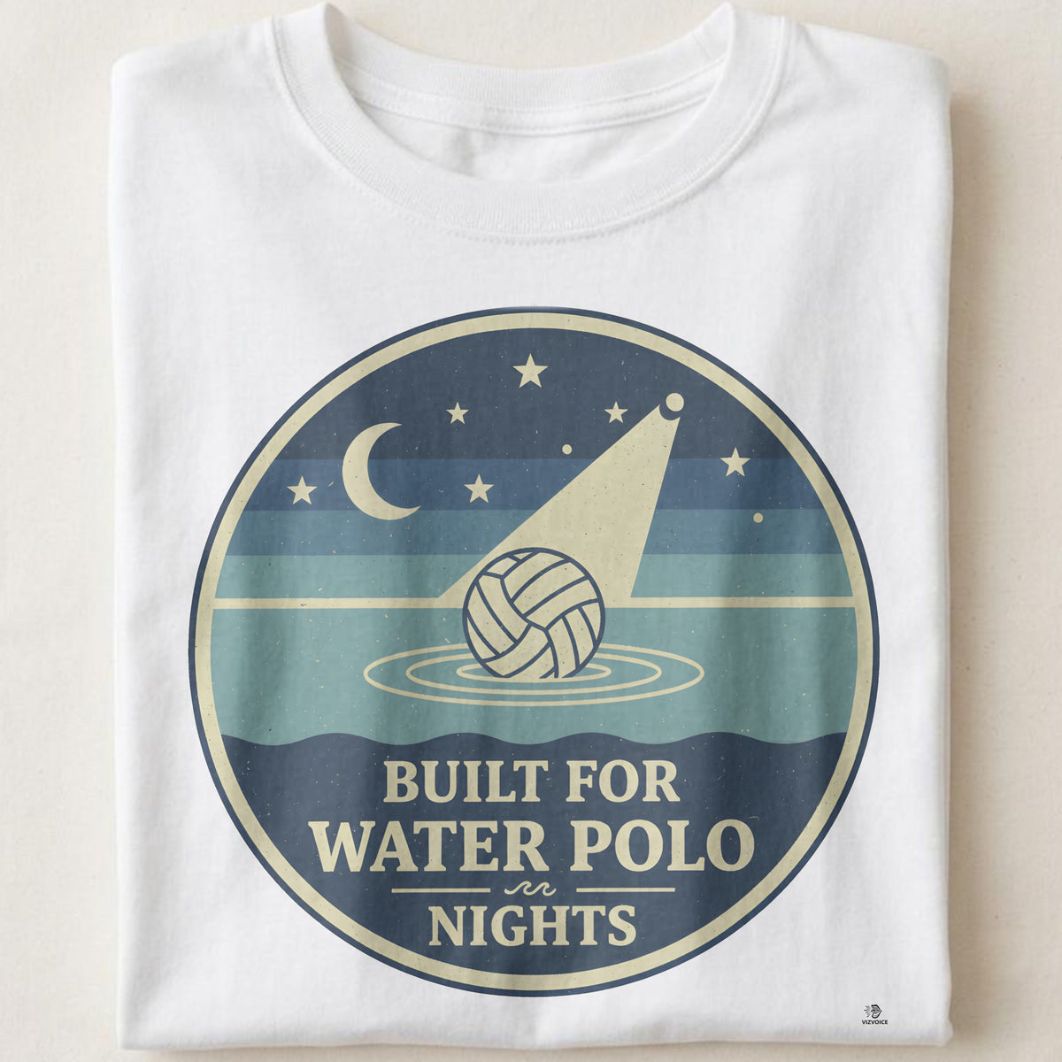 BUILT FOR WATER POLO NIGHTS | Fun Water Polo T-Shirt